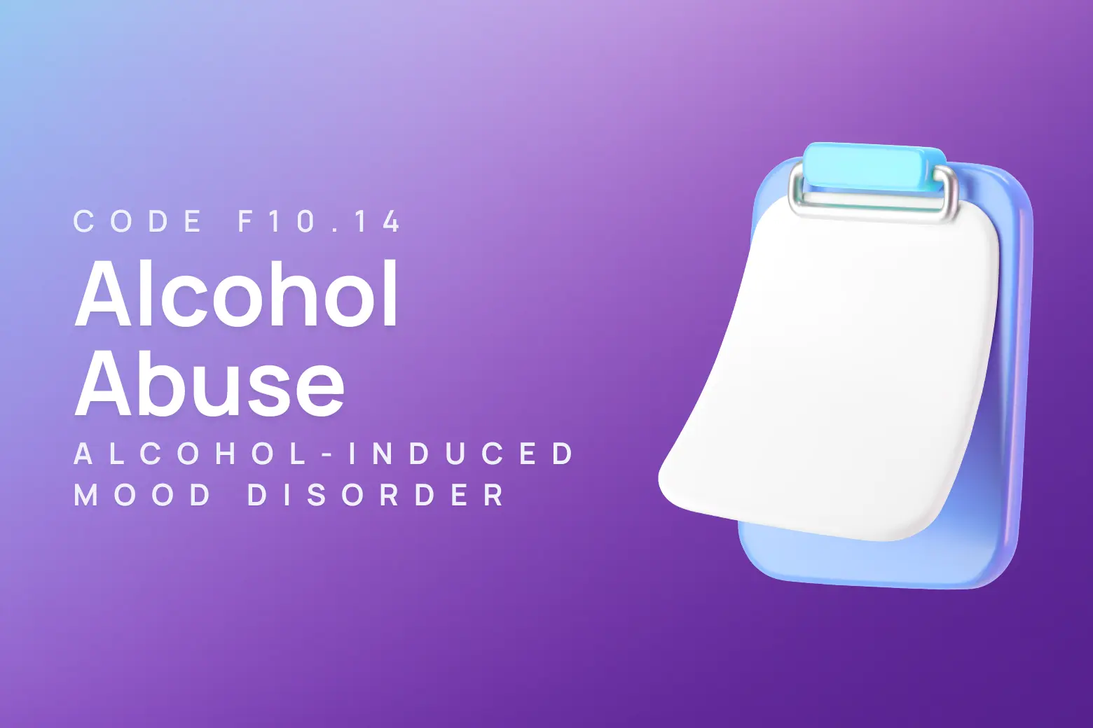 ICD-10 code for alcohol abuse, with alcohol-induced mood disorder