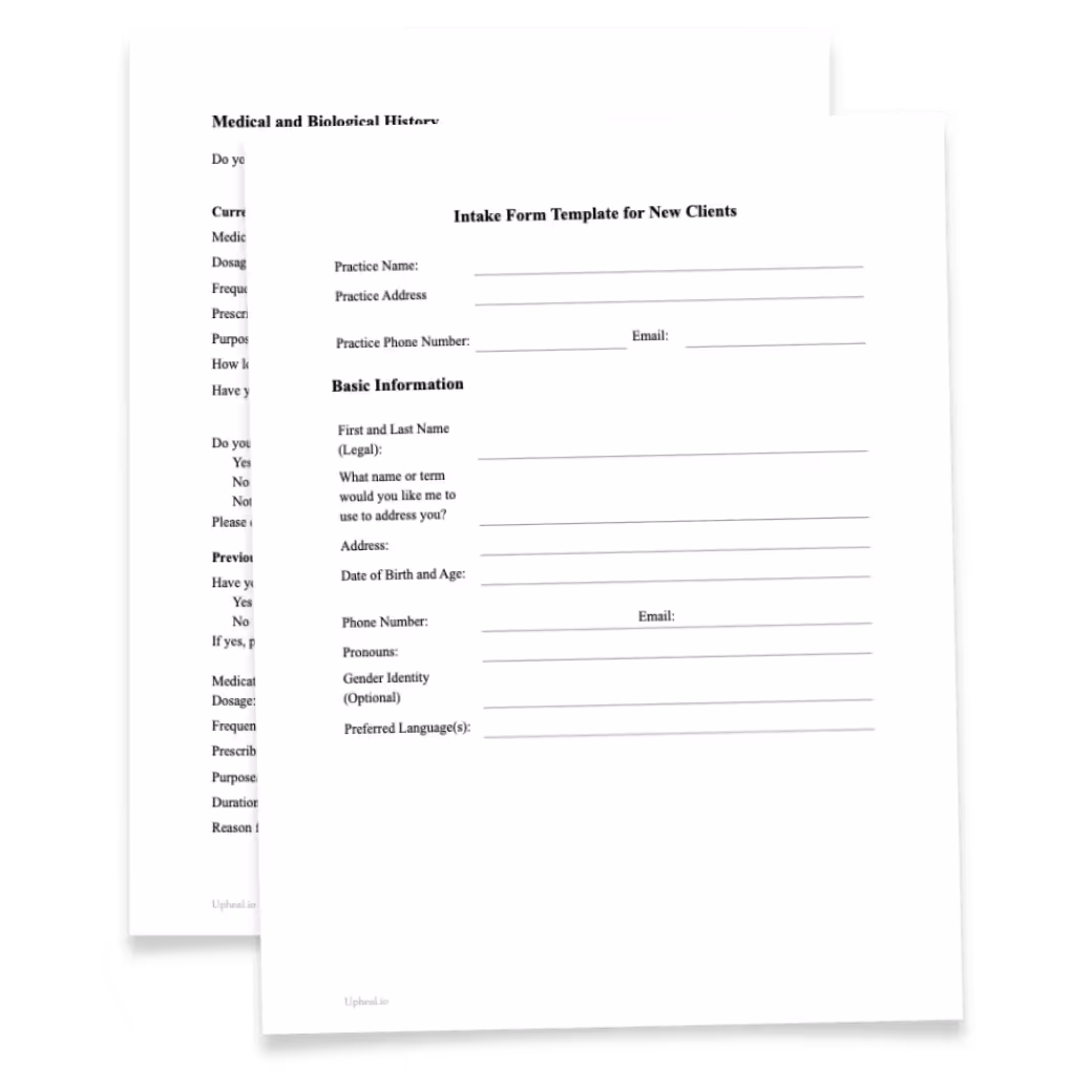 Free Intake Form Template for New Clients (2026)