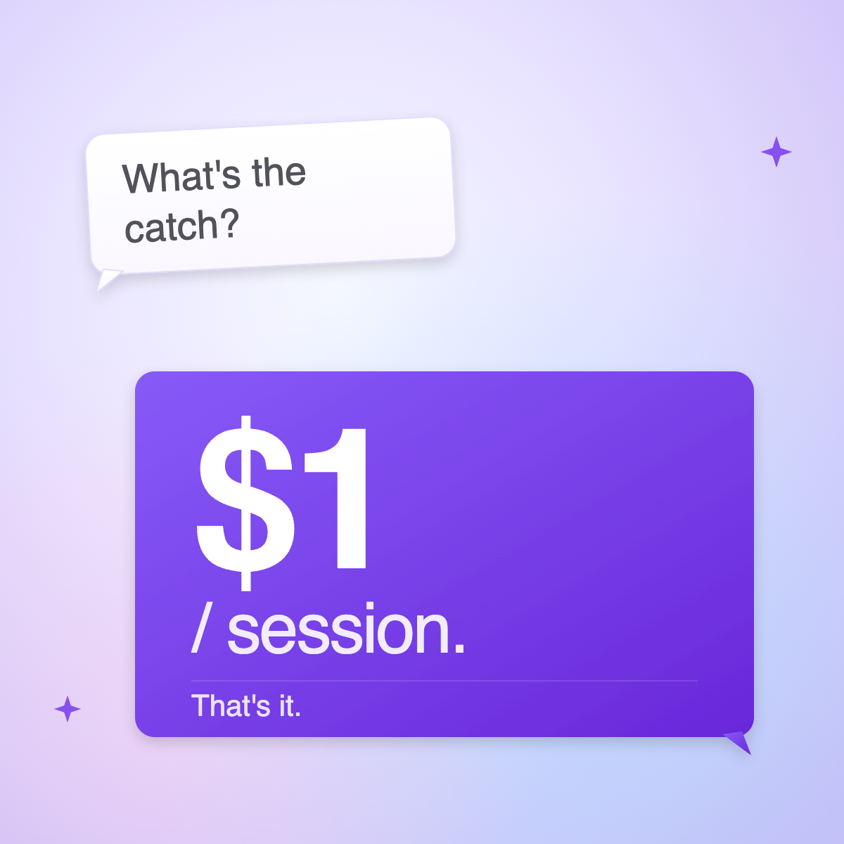 Why we priced Upheal at $1 per session