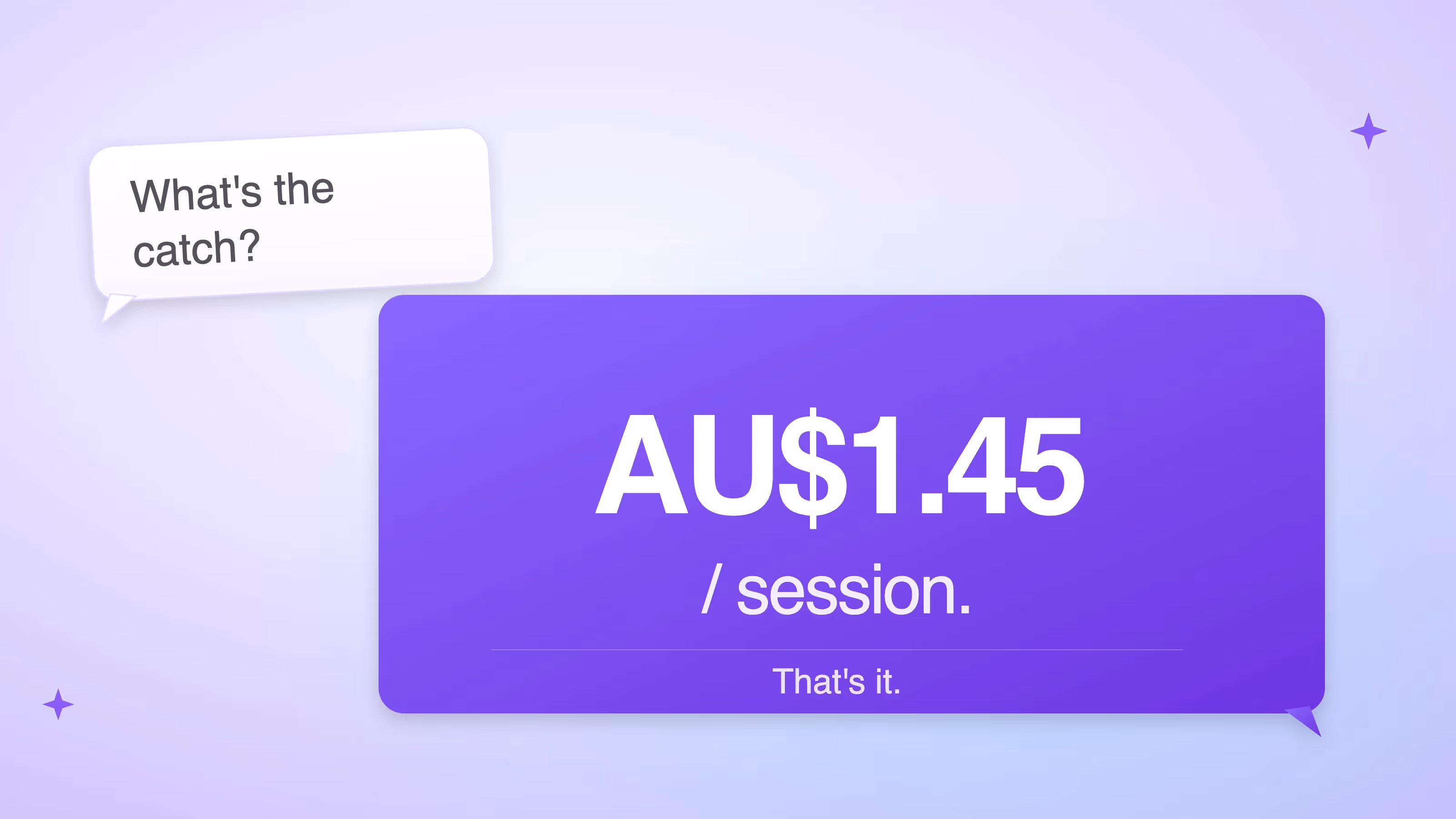 Why we priced Upheal at AU$1.45 per session