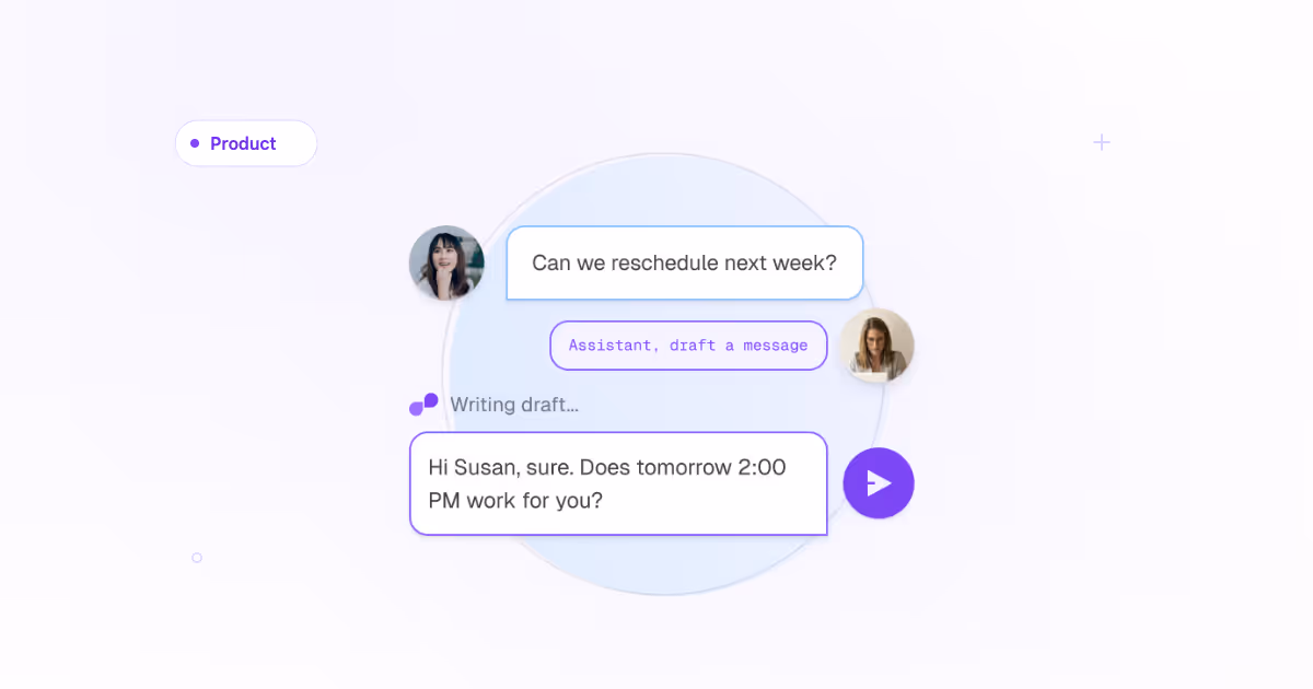  Most EHRs have an inbox. Upheal has messaging that knows your clients.
