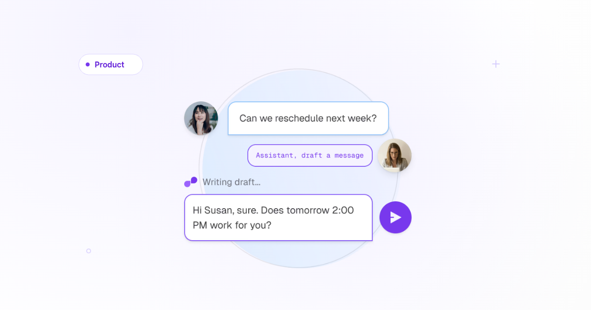  Most EHRs have an inbox. Upheal has messaging that knows your clients.