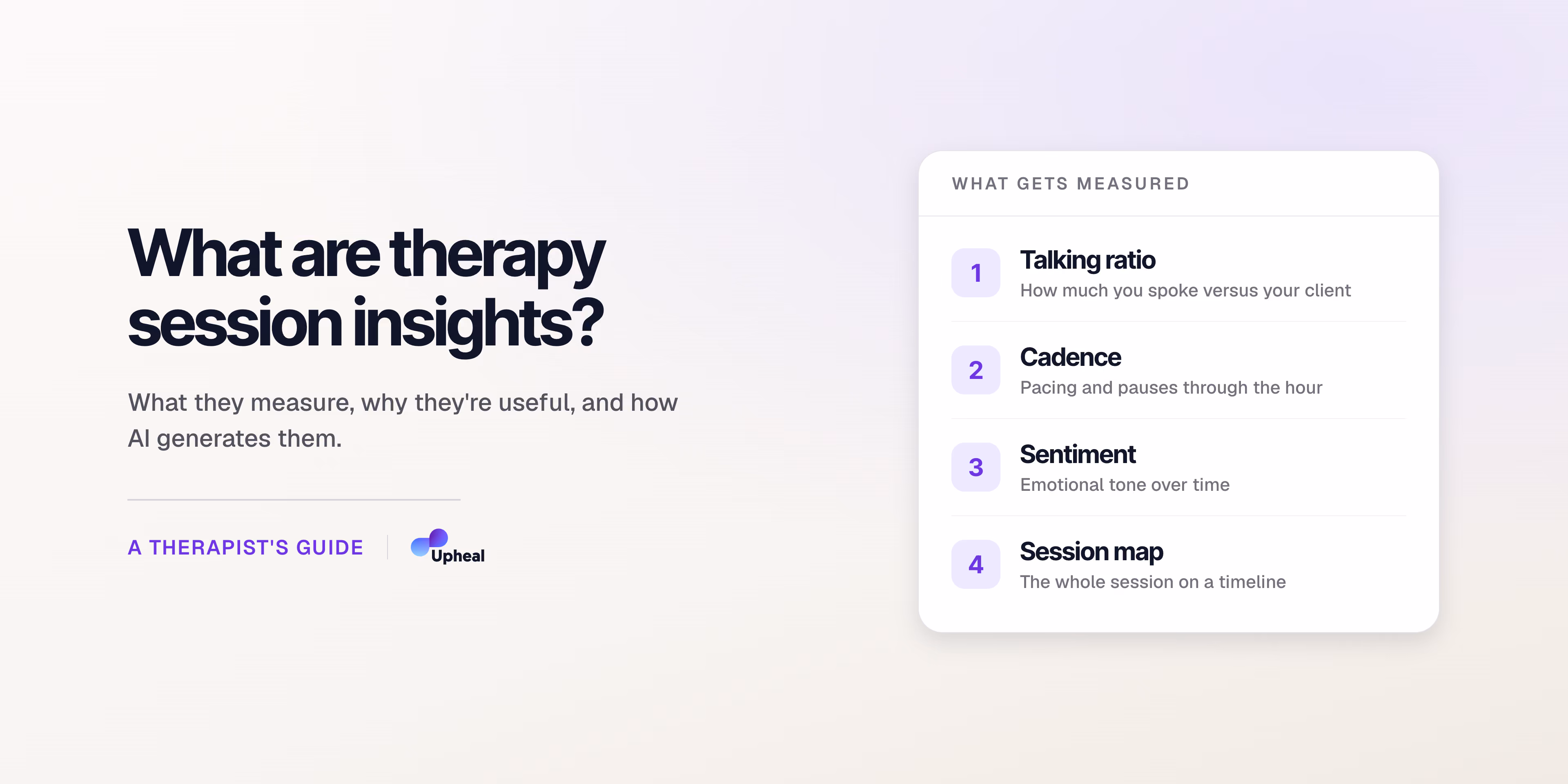 What are therapy session insights? A therapist's guide