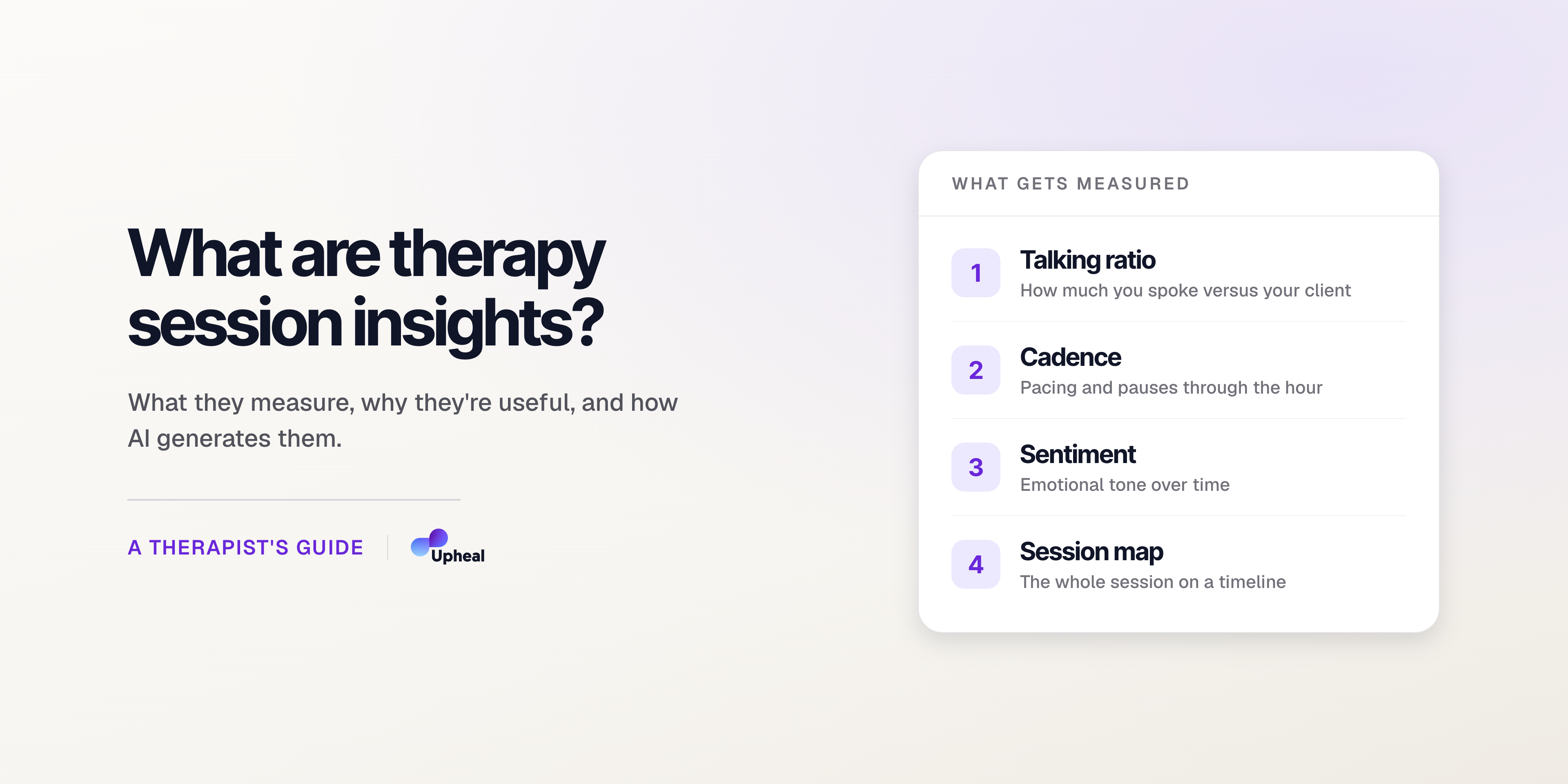 What are therapy session insights? A therapist's guide