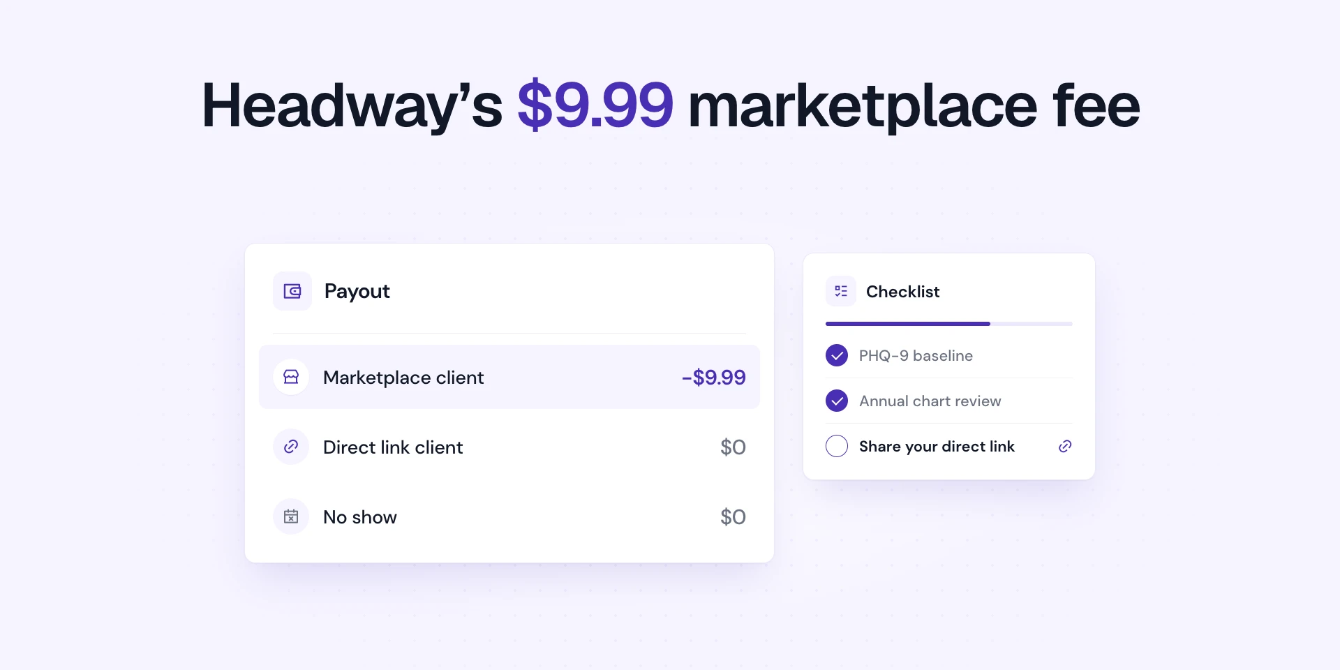 Headway's $9.99 marketplace fee: who pays it, who doesn't, and what else changed in fall 2026