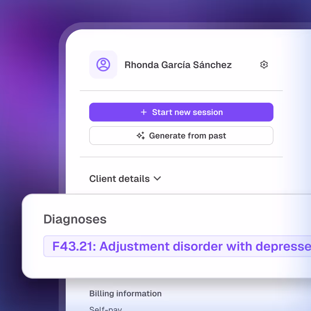 Consistent client diagnoses