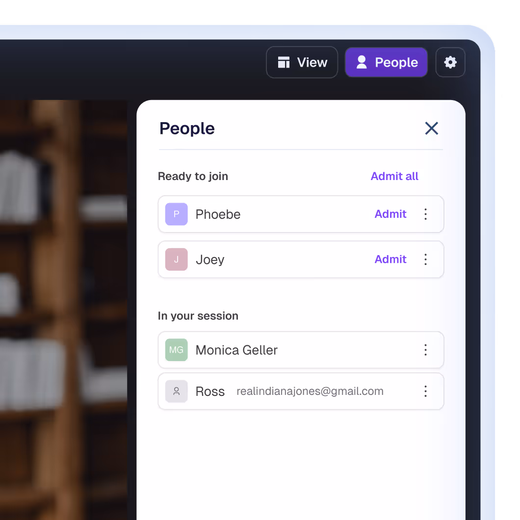 Flexible participant support