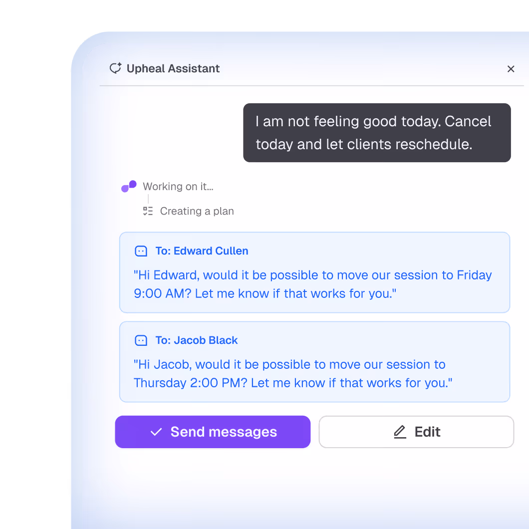 Stop playing receptionist
