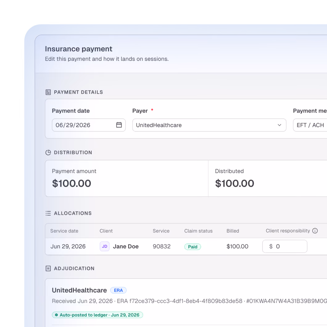 Step 4: Payments match themselves