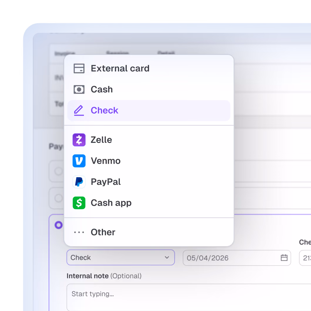 Every payment type in one place