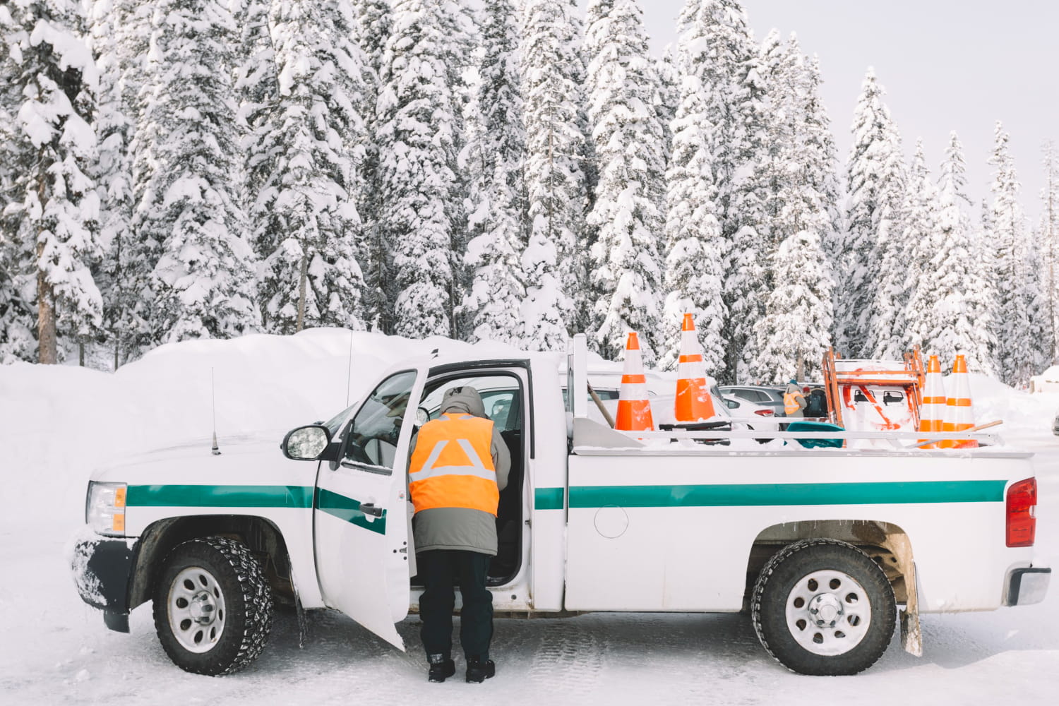 A person that is about to provide snow removal service
