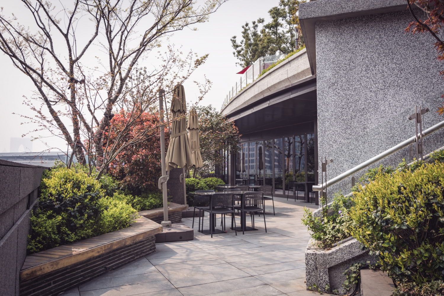 commercial property with landscape design