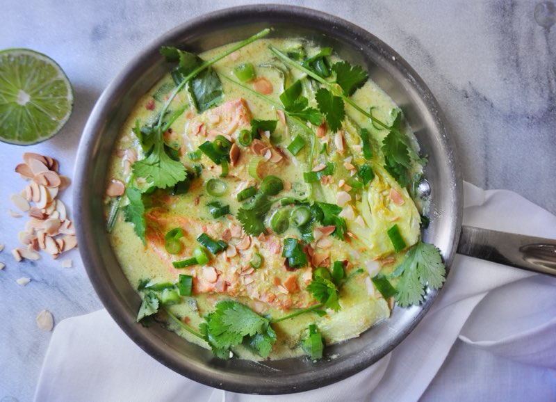 Coconut Curry Salmon Recipe | Risa Groux Nutrition