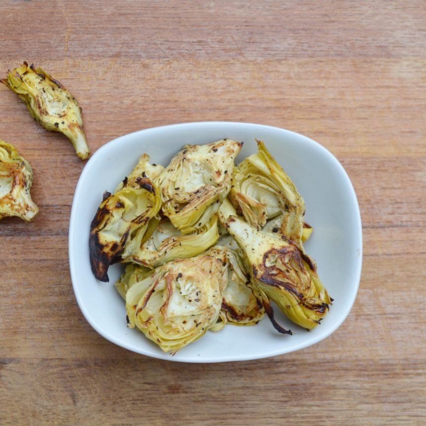 Roasted Artichoke Hearts Recipe | Risa Groux Nutrition