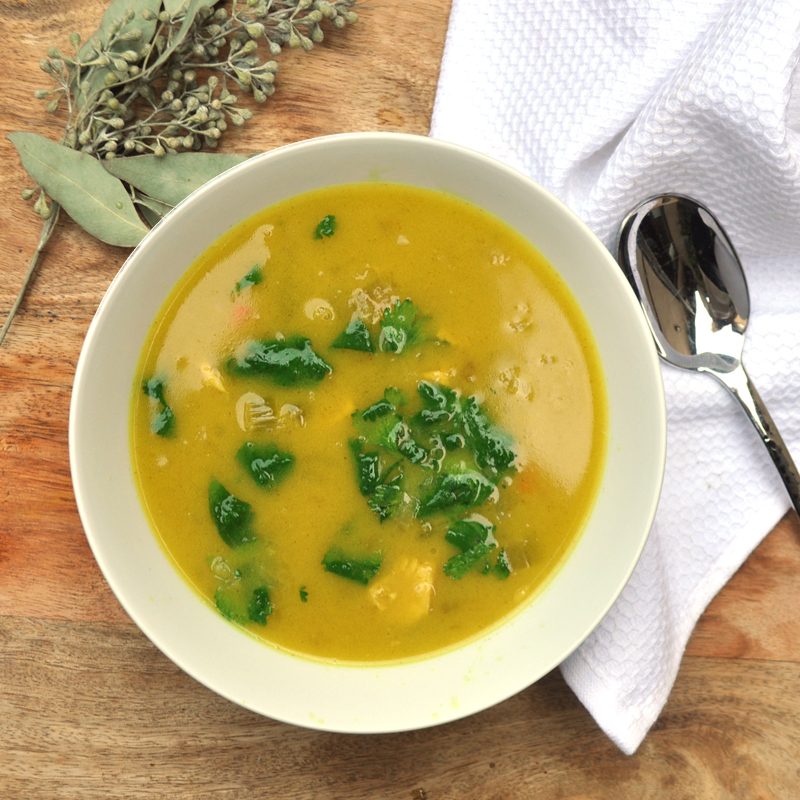 Turmeric Chicken Soup Recipe | Risa Groux Nutrition