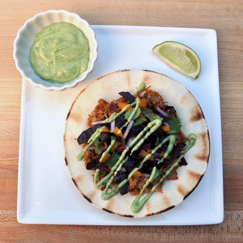 Jackfruit Chipotle Taco Recipe | Risa Groux Nutrition