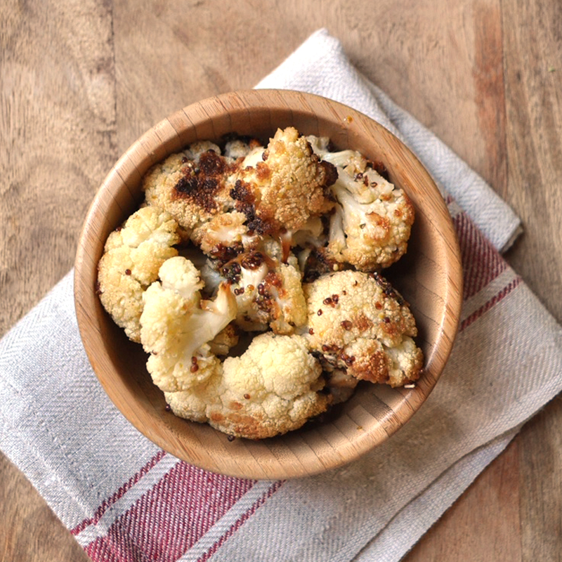 Dijon Cauliflower Recipe | Risa Groux Nutrition