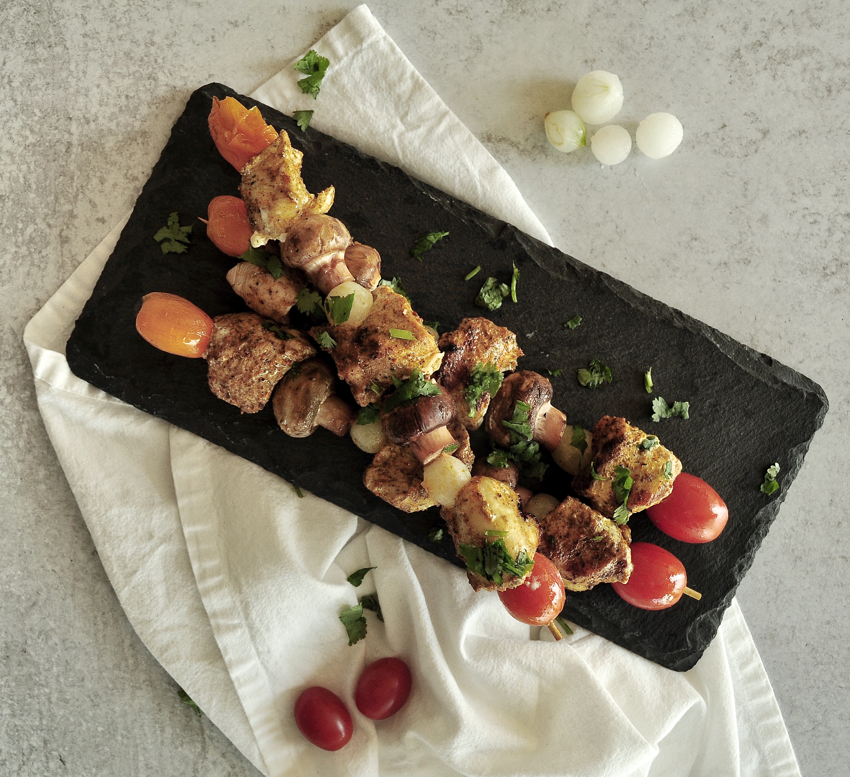 Chicken Shawarma Kabobs Recipe | Risa Groux Nutrition