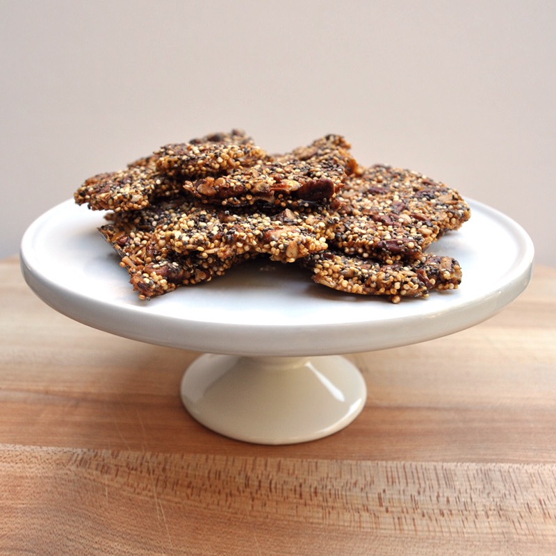Quinoa Pecan Brittle Recipe | Risa Groux Nutrition