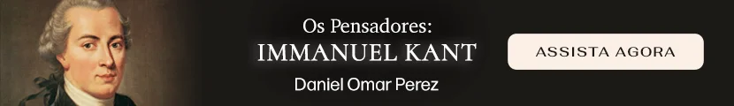 banner curso 'Os pensadores: Immanuel Kant', por Daniel Omar Perez