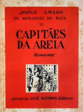 Capa da primeira edição de Capitães da Areia, de Jorge Amado