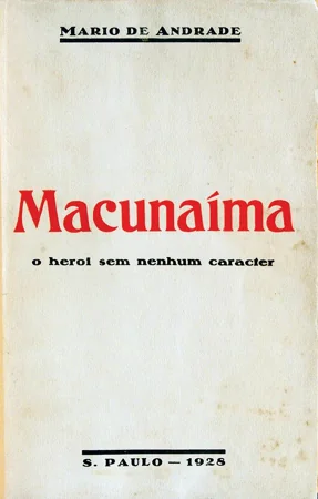 Capa da primeira edição de Macunaíma, de Mário de Andrade