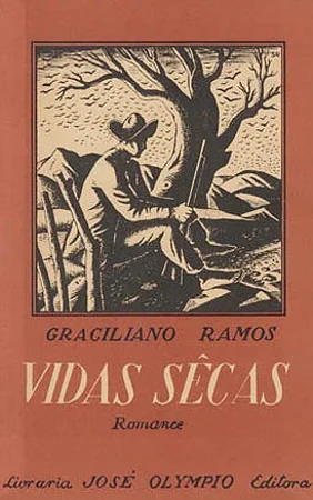 Capa de edição de Vidas Secas, de Graciliano Ramos