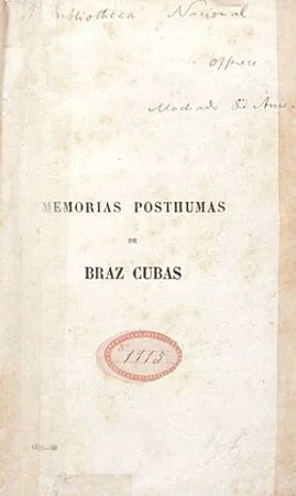 Folha de rosto de Memórias Póstumas de Brás Cubas