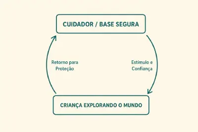 Infográfico do fluxo circular da base segura