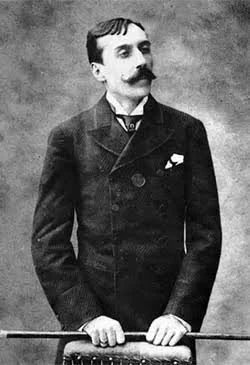 Retrato em preto e branco do escritor Eça de Queiroz