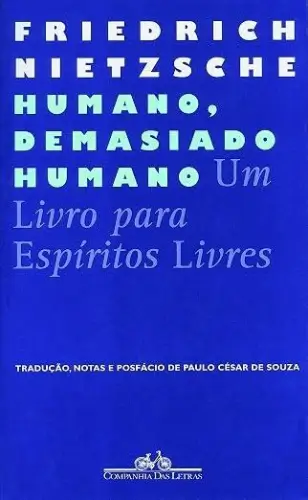 Capa do livro Humano, demasiado humano, de Friedrich Nietzsche