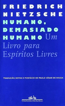 Capa do livro Humano, demasiado humano, de Friedrich Nietzsche