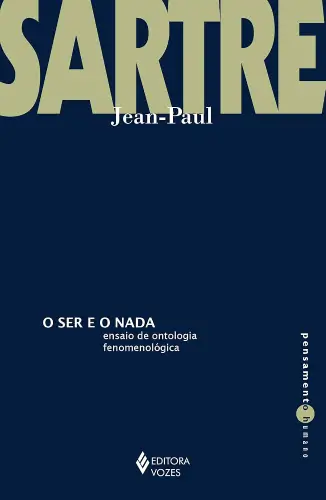 Capa do livro O Ser e o Nada, de Jean-Paul Sartre