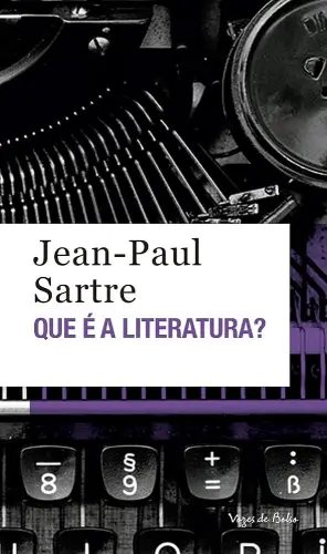 Capa do livro O que é a literatura (1974), de Jean-Paul Sartre