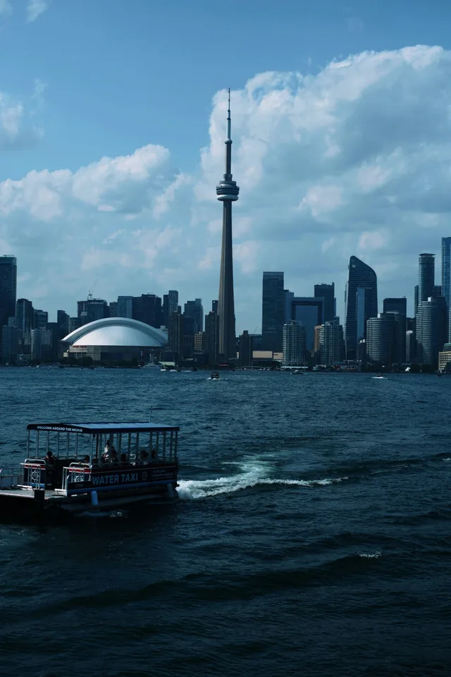 Toronto skyline from the water