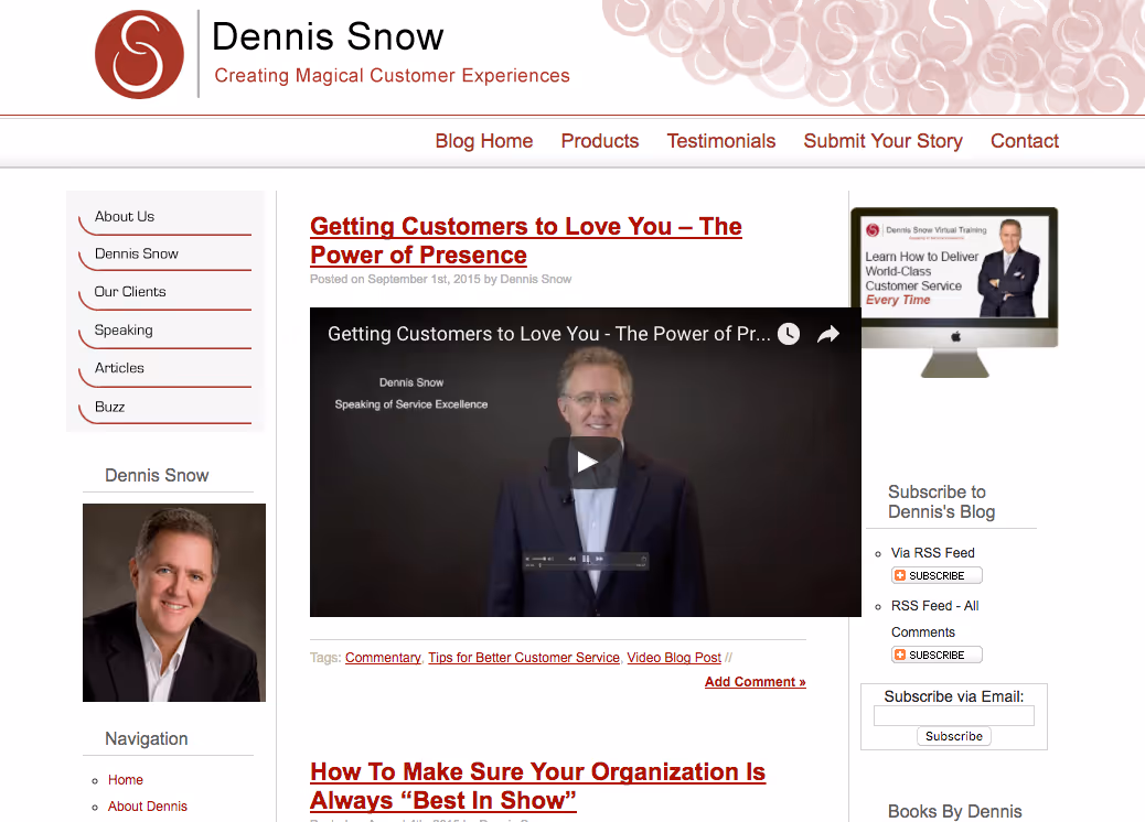 Dennis Snow CX Blog