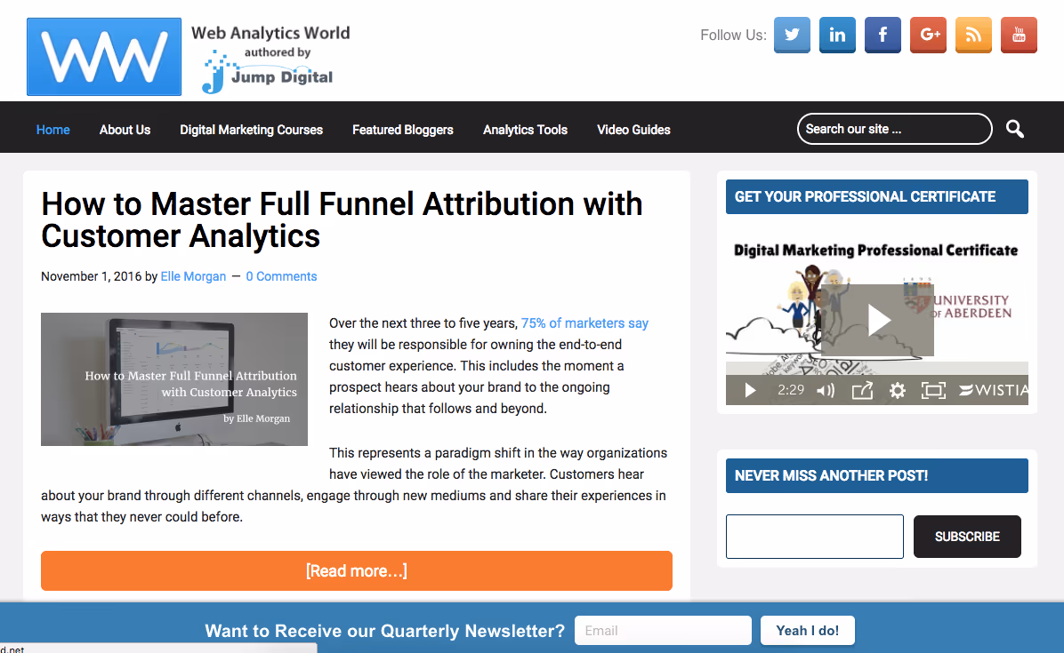 Web Analytics World