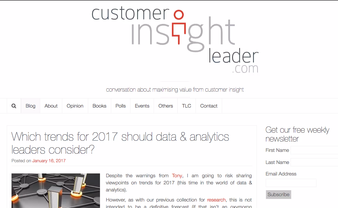 customer insight leader blog