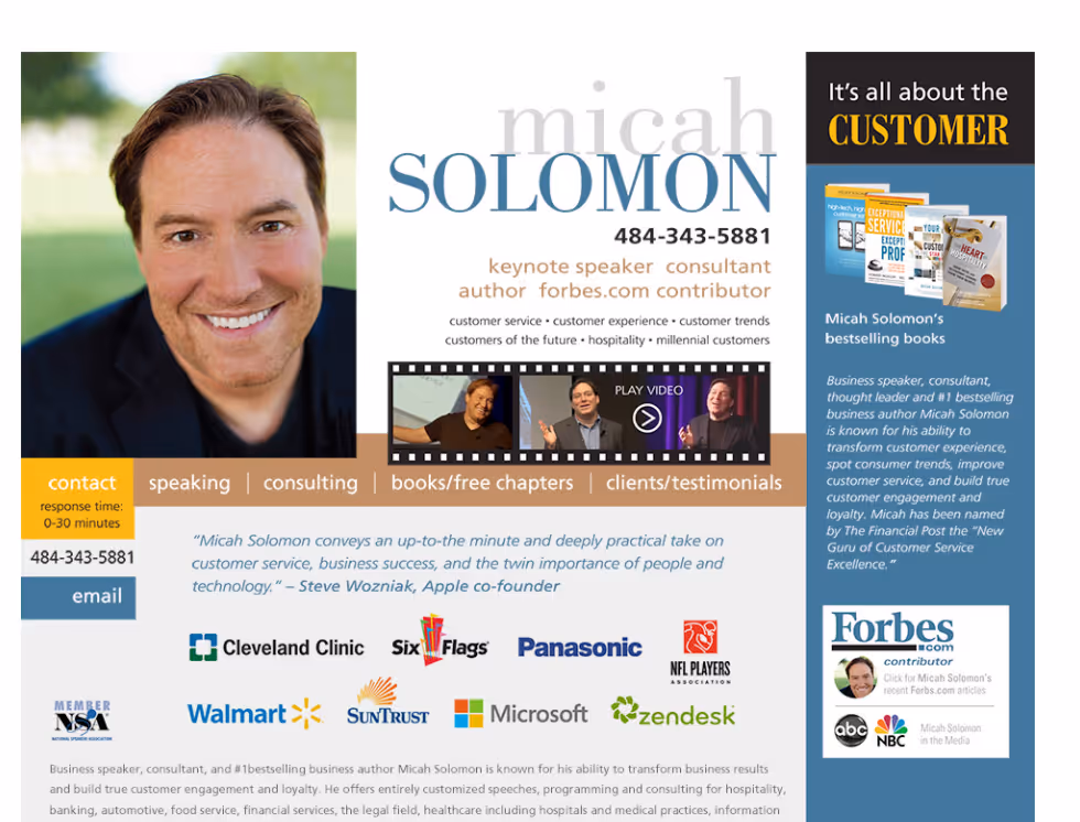 Micah Solomon blog