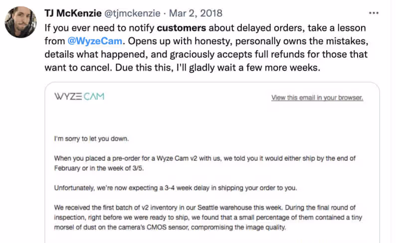 Wyze Cam’s Consistent Comms