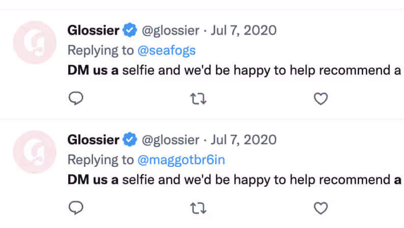 Glossier’s Selfie Policy