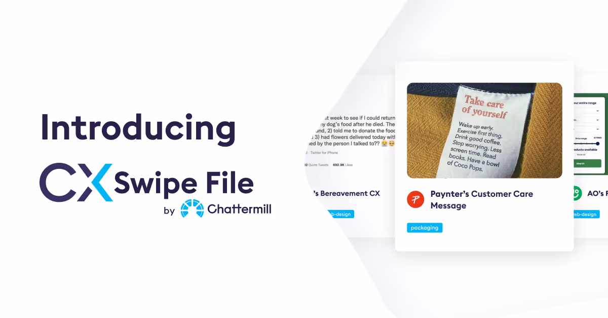 Introducing CX Swipe File