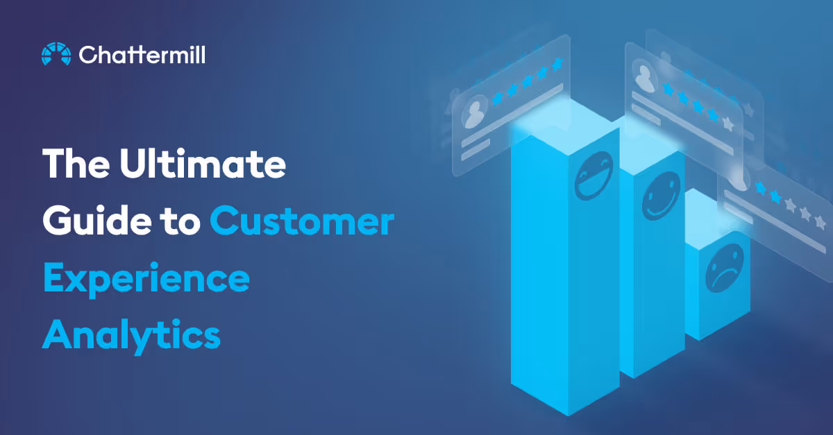 Blog Header for the blog: Ultimate Guide to CX Analytics