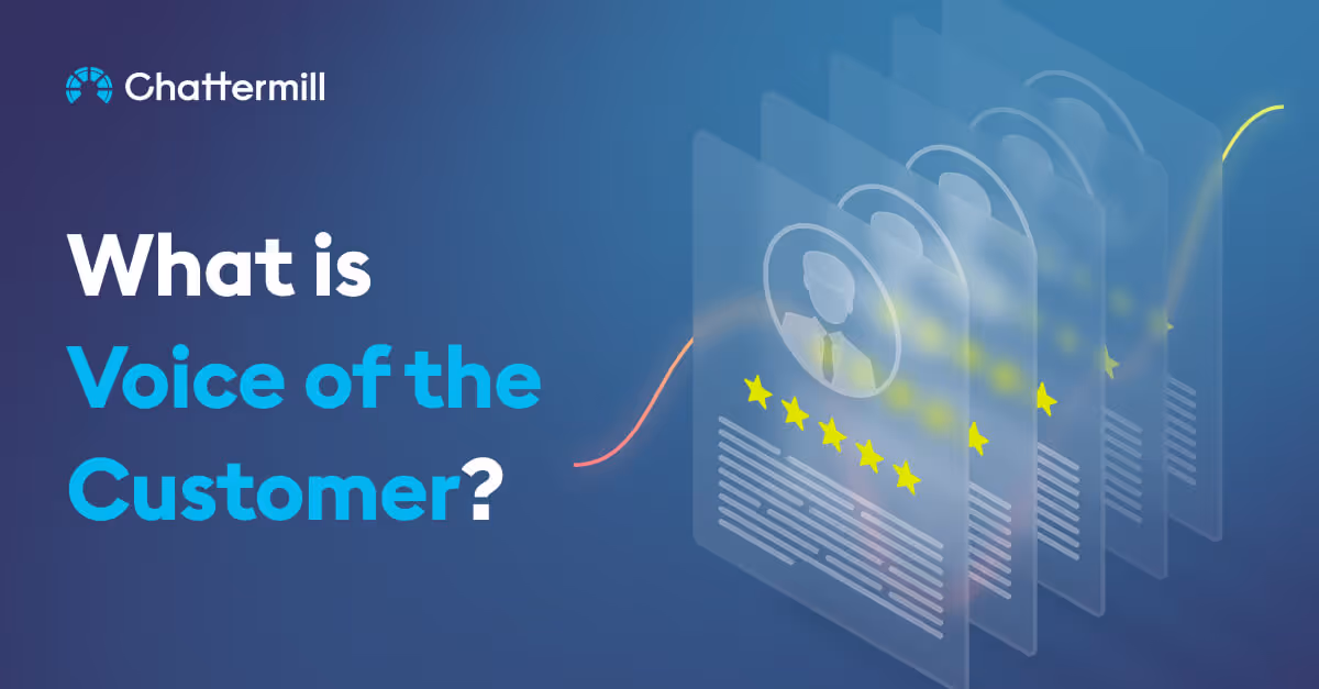 Image showing the title 'what is voice of customer'