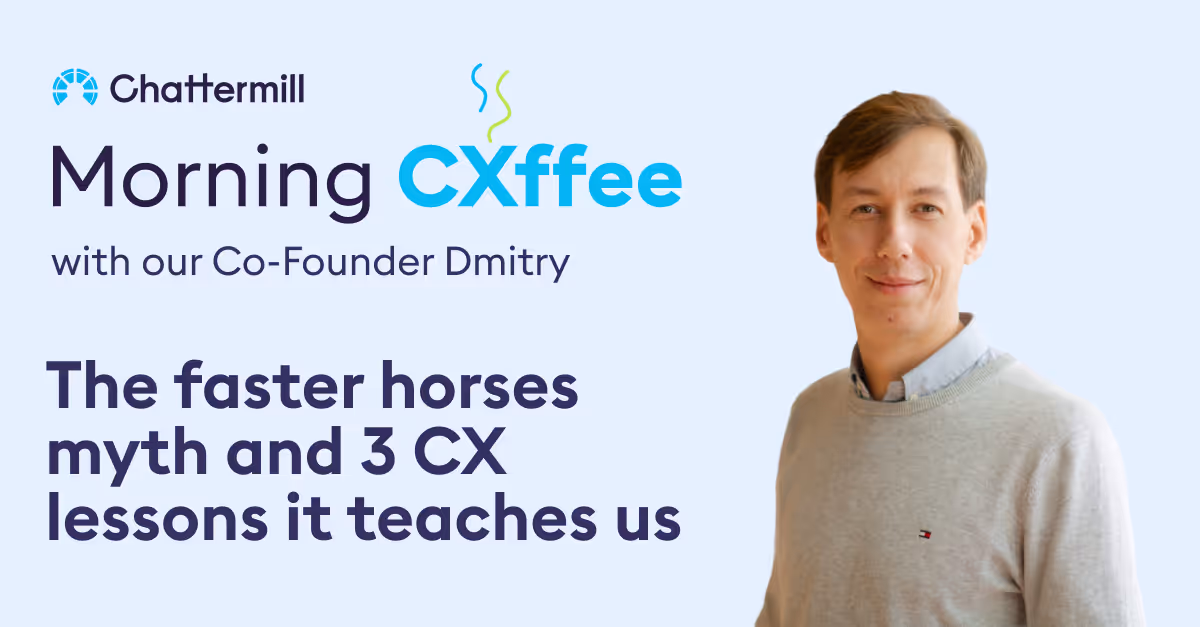 The faster horses myth and 3 CX lessons it teaches us