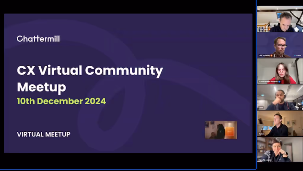 CX Community Meetup: Key takeaways for 2025 CX strategies