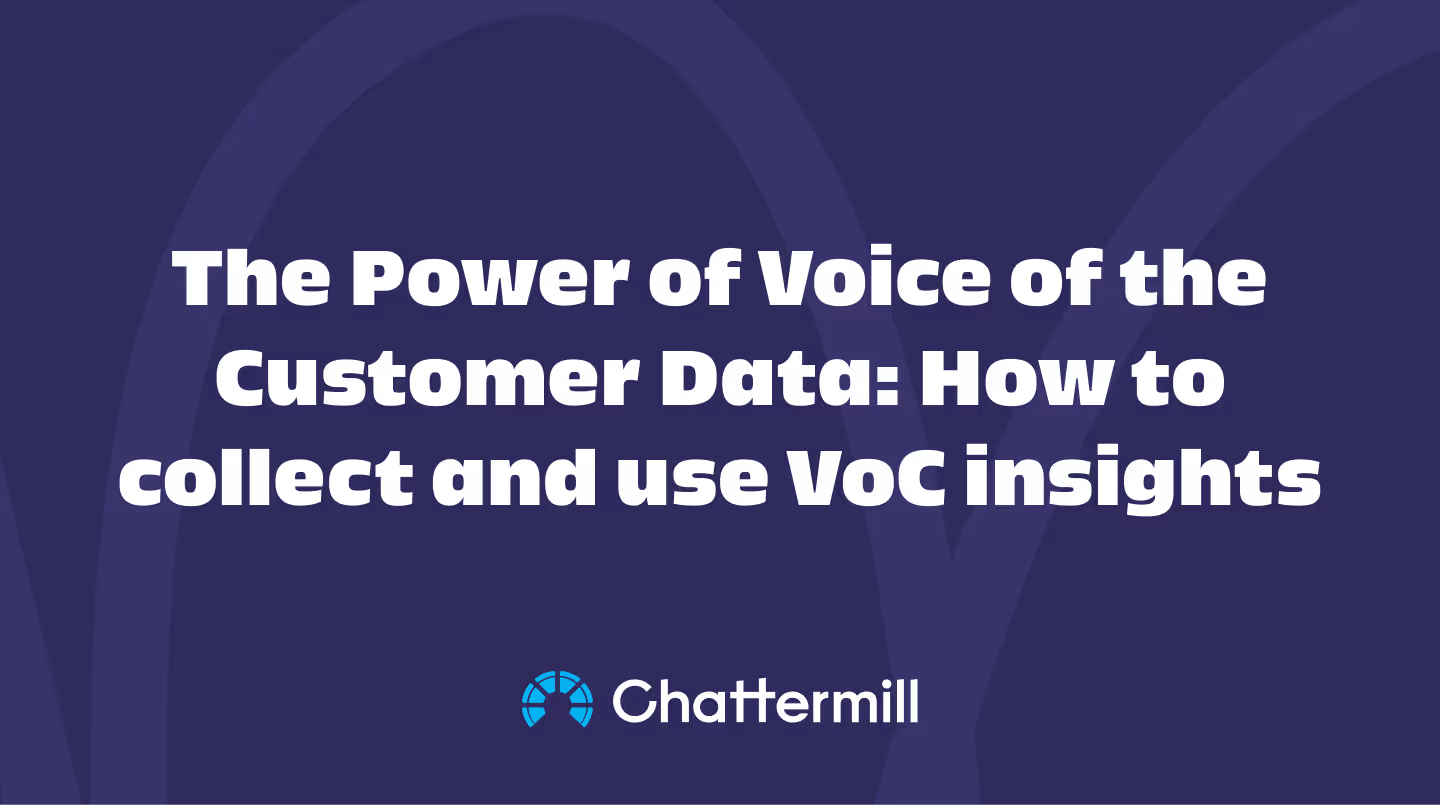 The Power of Voice of the Customer Data