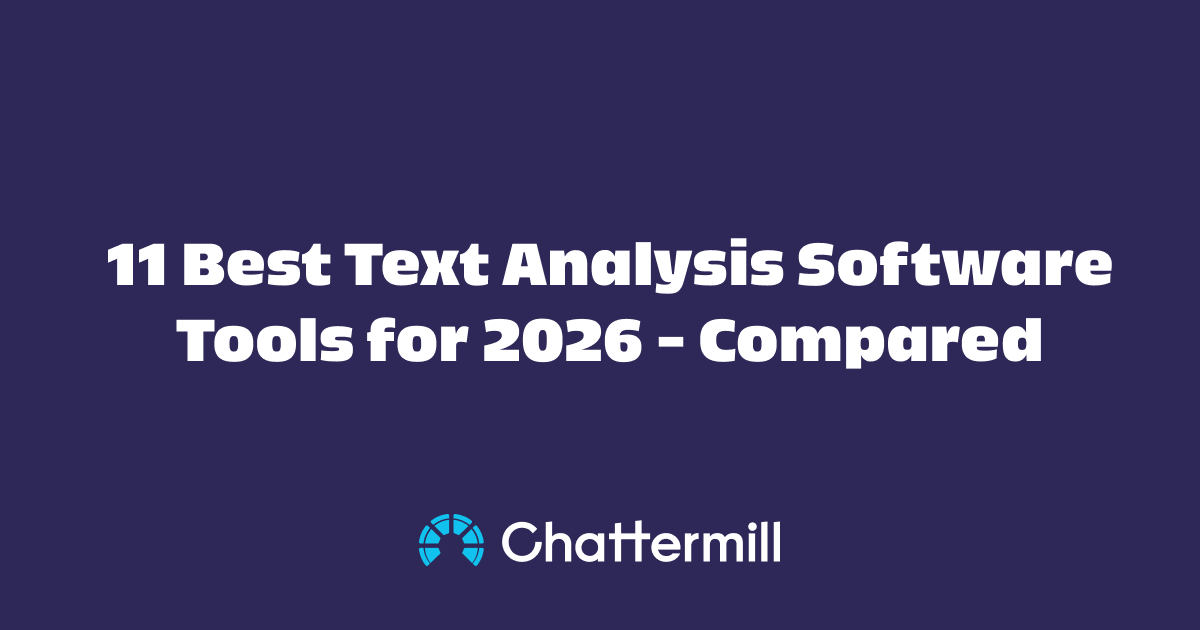 11 Best Text Analysis Software Tools for 2026 - Compared