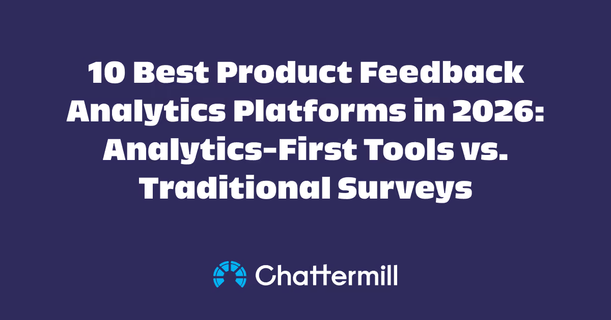 10 Best Product Feedback Analytics Platforms (2026)