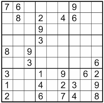 sudoku puzzle